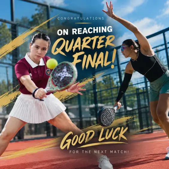 Congratulations to Beatrice Gumulya and Novela on reaching the quarter-finals